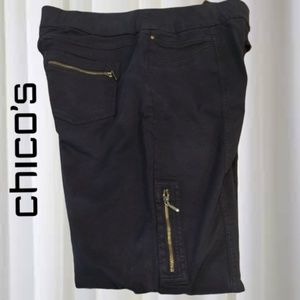 Dark Blue Chico's 'So Slimming' Skimmers